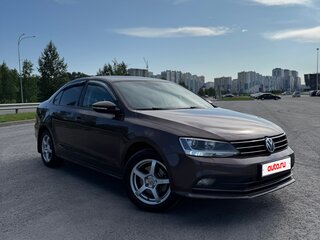 2014 Volkswagen Jetta VI Рестайлинг, коричневый, 1249000 рублей, вид 1