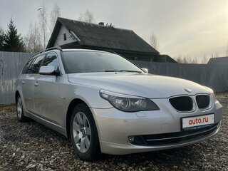 2008 BMW 5 серии 520d V (E60/E61) Рестайлинг, серый, 1350000 рублей, вид 3