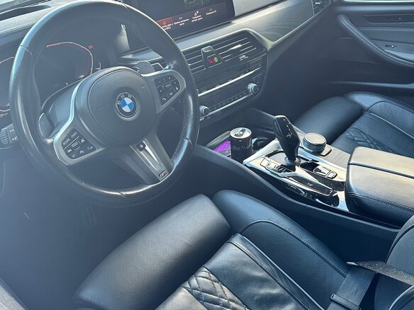 2020 BMW 5 серии 530d xDrive VII (G30/G31/G38) Рестайлинг, белый - вид 4