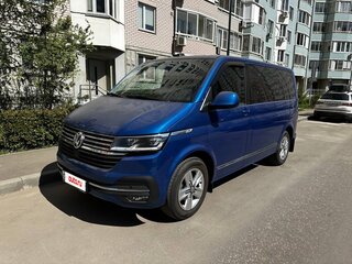 2021 Volkswagen Caravelle T6 Рестайлинг, синий, 7700000 рублей, вид 1