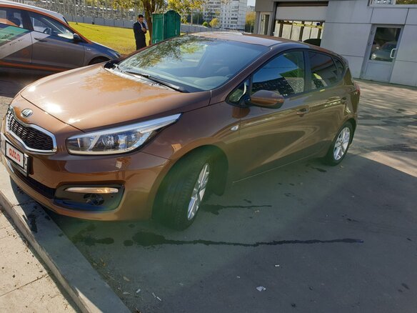 2017 Kia Ceed II Рестайлинг, коричневый