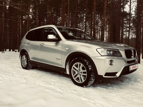 2012 BMW X3 20d xDrive II (F25), серый, 2500000 рублей