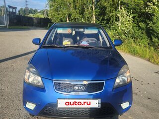 2010 Kia Rio II Рестайлинг, синий, 490000 рублей, вид 2