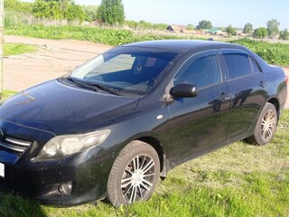 2008 Toyota Corolla X (E140, E150), чёрный, 640000 рублей, вид 1