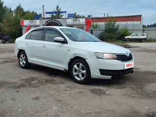 2014 Skoda Rapid I, белый, 420000 рублей, вид 4