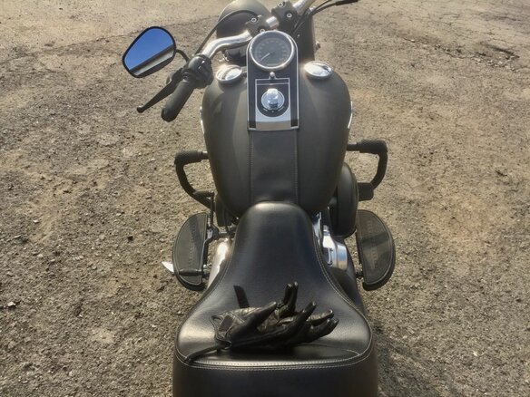2010 Harley-Davidson Fat Boy, чёрный - вид 3