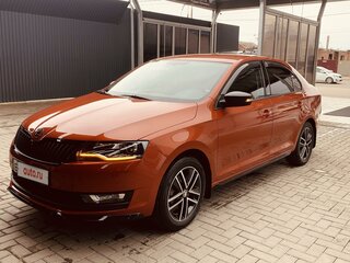 2018 Skoda Rapid I Рестайлинг, красный, 1720000 рублей, вид 4
