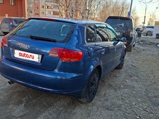 2008 Audi A3 II (8P) Рестайлинг 1, синий, 450000 рублей, вид 4