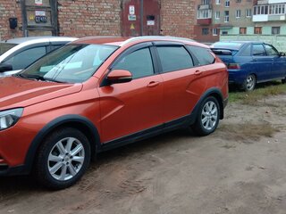 2017 Lada (ВАЗ) Vesta SW Cross I, оранжевый, 950000 рублей, вид 1