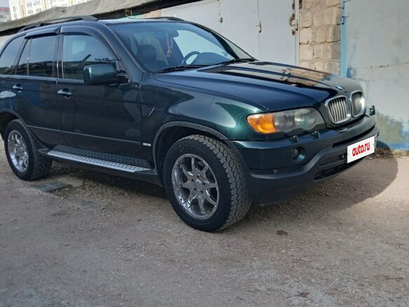 2000 BMW X5 4.4i I (E53), зелёный, 1100000 рублей - вид 1
