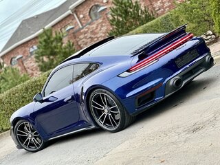 2020 Porsche 911 Turbo S VIII (992), синий, 23000000 рублей, вид 3
