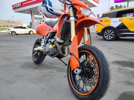 2007 Suzuki DR-Z 400 SM, оранжевый, 400000 рублей, вид 4