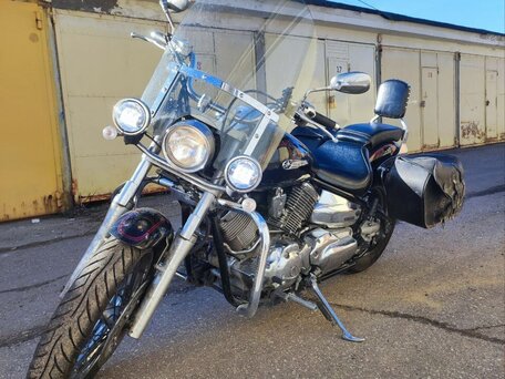 2001 Yamaha XVS1100, чёрный, 500000 рублей, вид 1