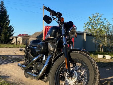 2010 Harley-Davidson Sportster 1200, чёрный, 780000 рублей, вид 2