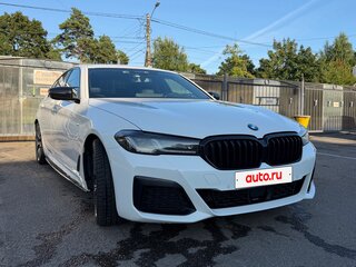 2020 BMW 5 серии 530i xDrive VII (G30/G31/G38) Рестайлинг, белый, 5500000 рублей, вид 5