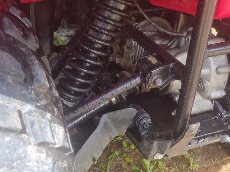 2003 Yamaha Grizzly 660, красный, 460000 рублей, вид 4