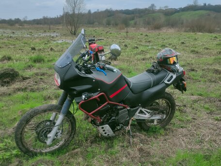 1996 Yamaha XTZ750 Super Tenere, чёрный, 250000 рублей, вид 3
