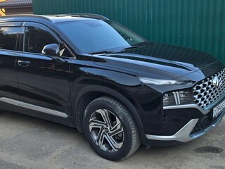 2021 Hyundai Santa Fe IV Рестайлинг, чёрный, 3400000 рублей, вид 4
