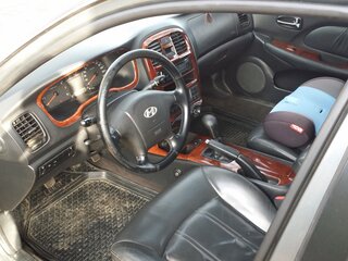 2006 Hyundai Sonata ТагАЗ IV (EF) Рестайлинг, серый, 450000 рублей, вид 5