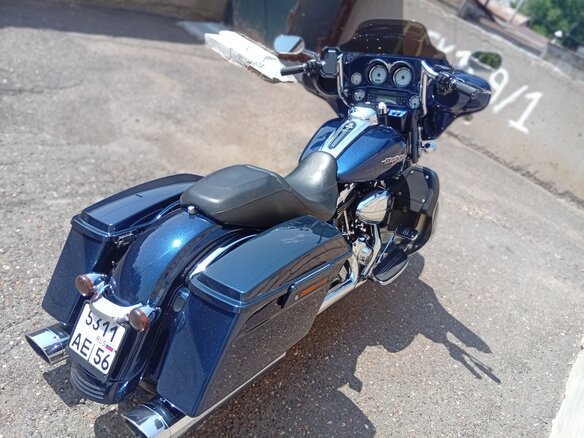 2012 Harley-Davidson Street Glide, синий, 1100000 рублей - вид 12