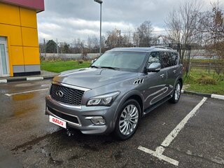 2017 Infiniti QX80 I Рестайлинг, серый, 3290000 рублей, вид 1