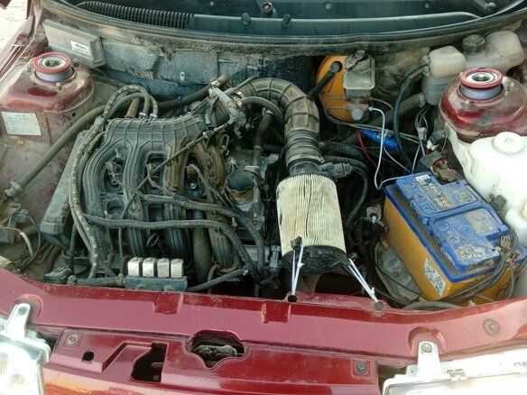 2004 Lada (ВАЗ) 2110, красный, 265000 рублей - вид 5