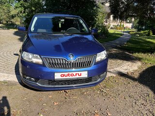 2018 Skoda Rapid I Рестайлинг, синий, 1600000 рублей, вид 2
