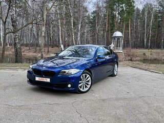 2016 BMW 5 серии 520d VI (F10/F11/F07) Рестайлинг, синий, 2600000 рублей, вид 5