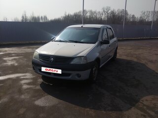 2007 Renault Logan I, серый, 205000 рублей, вид 1