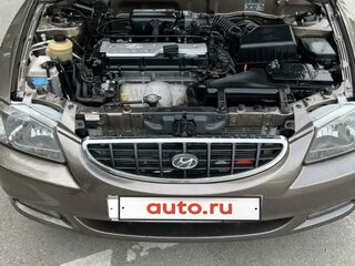 2007 Hyundai Accent ТагАЗ II, коричневый, 550000 рублей, вид 5