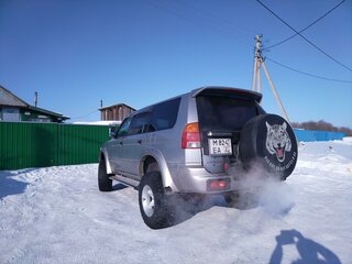 2003 Mitsubishi Challenger I Рестайлинг, серый, 1200000 рублей, вид 4