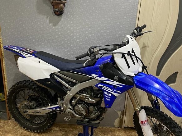 2015 Yamaha YZ250F, синий, 500000 рублей - вид 2