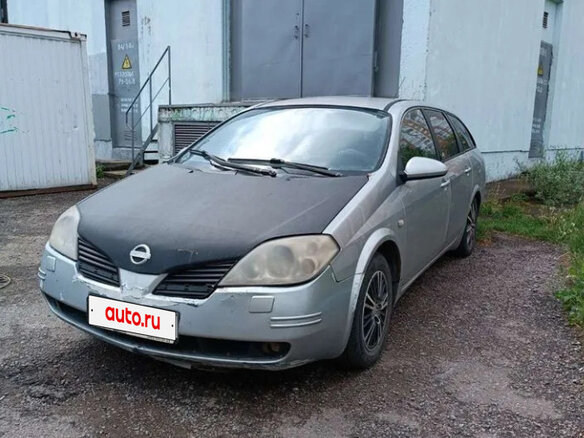 2003 Nissan Primera III (P12), серый - вид 1