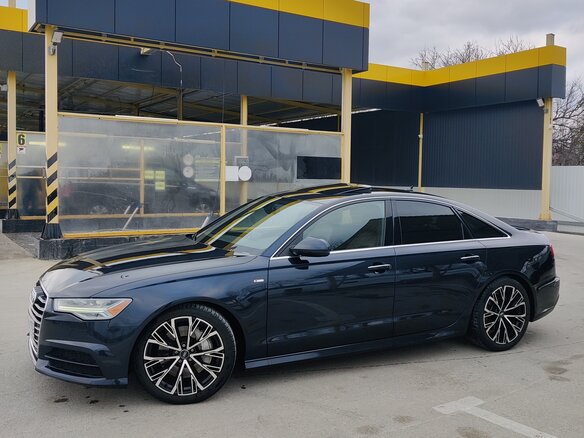 2016 Audi A6 IV (C7) Рестайлинг, синий, 3100000 рублей