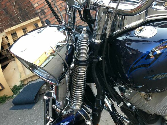 2006 Harley-Davidson CVO, синий - вид 3