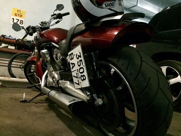 2009 Harley-Davidson V-Rod Muscle, красный - вид 7