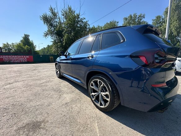 2021 BMW X3 20i xDrive III (G01), синий, 4990000 рублей - вид 8