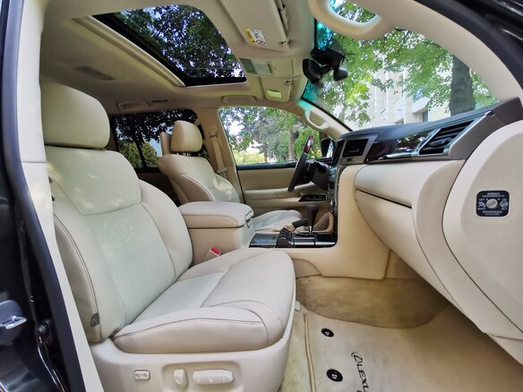 2013 Lexus LX 570 III Рестайлинг, чёрный - вид 25