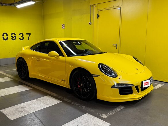 2015 Porsche 911 Carrera 4 GTS VII (991), жёлтый - вид 1