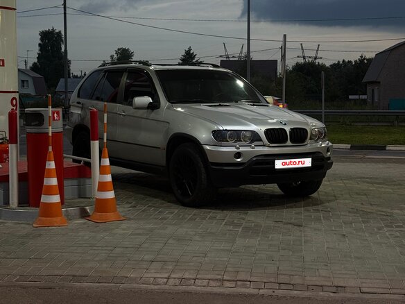 2002 BMW X5 3.0i I (E53), серебристый - вид 8