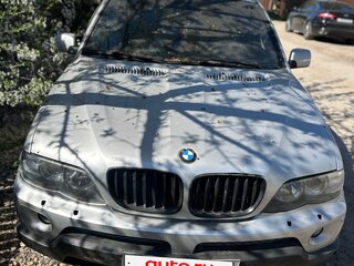 2003 BMW X5 4.4i I (E53) Рестайлинг, серебристый, 390000 рублей, вид 1