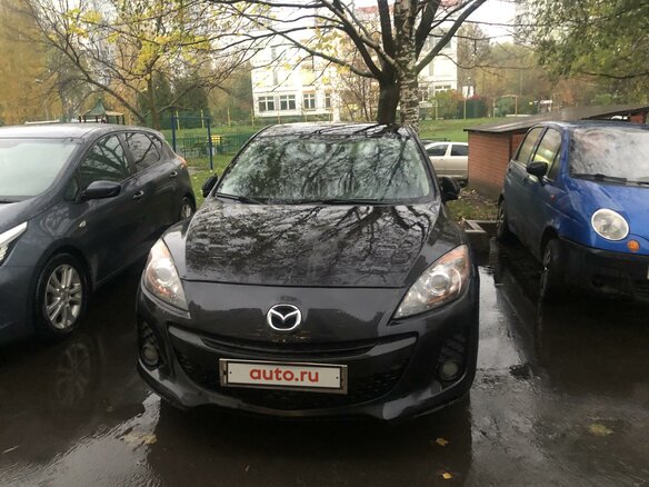2012 Mazda 3 II (BL) Рестайлинг, чёрный - вид 1