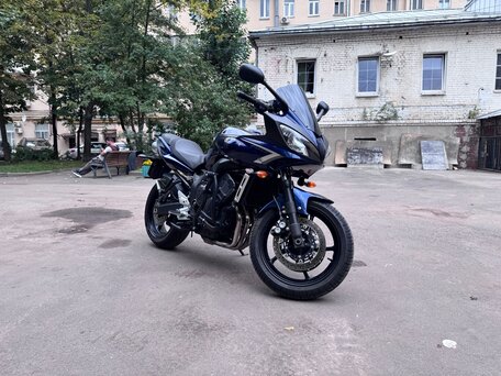 2009 Yamaha FZ6, синий, 549900 рублей, вид 4