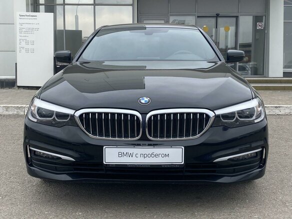 2019 BMW 5 серии 520i VII (G30/G31/G38), чёрный - вид 1