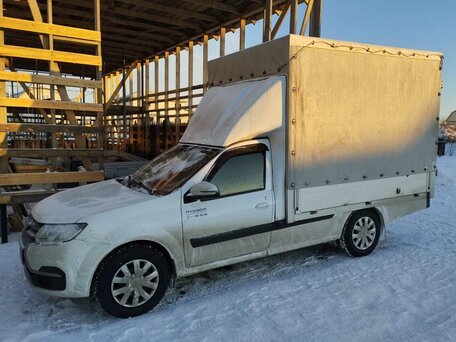 2022 LADA (ВАЗ) Largus, белый, 1800000 рублей, вид 3
