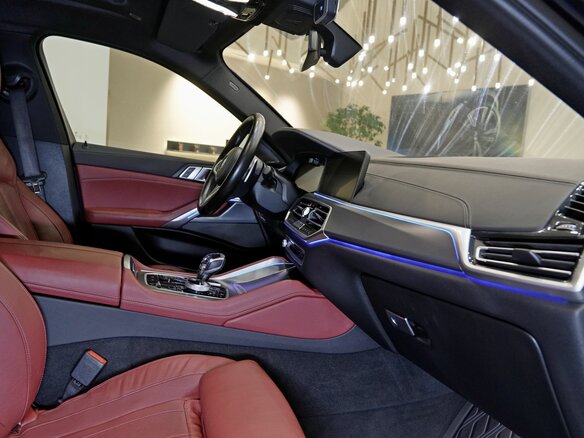 2020 BMW X6 30d III (G06), синий, 7080000 рублей - вид 9