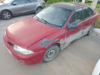 1997 Mitsubishi Carisma I, красный, 89000 рублей, вид 1