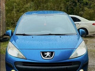 2009 Peugeot 207 I Рестайлинг, синий, 490000 рублей, вид 2