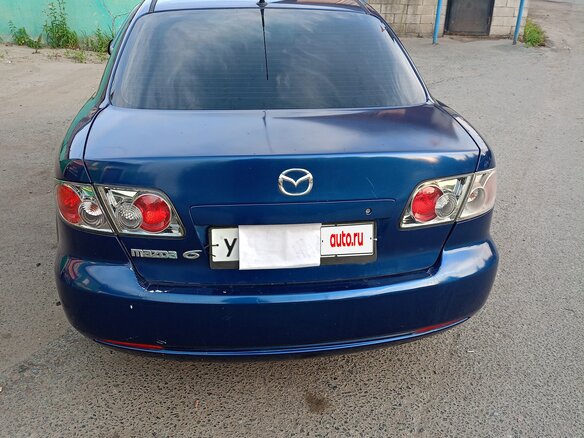 2005 Mazda 6 I (GG) Рестайлинг, синий - вид 1