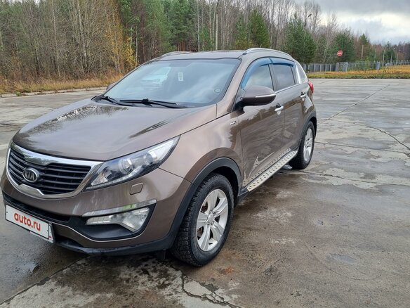 2012 Kia Sportage III, коричневый, 1500000 рублей